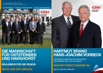 Kandidaten WK2 Vorstellung der Kandidaten für ... - CDU Oststeinbek