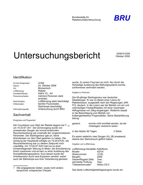 Untersuchungsbericht