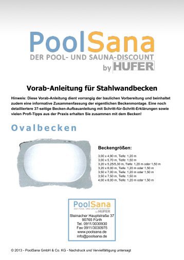 Vorab-Anleitung - PoolSana