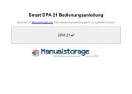 Smart DPA 21 Bedienungsanleitung - Manualstorage