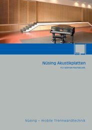 Nüsing Akustikplatten - Eurodivisal