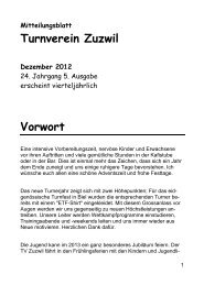 Sprinter 5/2012 - TV Zuzwil