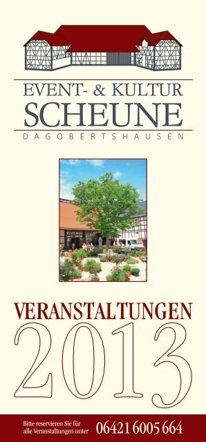 pdf download - Event- & Kulturscheune Dagobertshausen