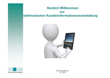 Online-Veranstaltung Präsentation - Dienstgeber - OÖGKK