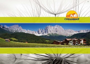 Wanderhotel Cyprianerhof Brochure - Sentres