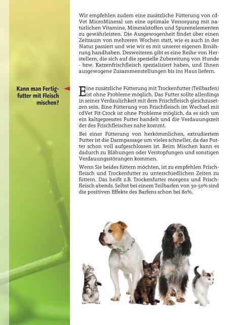 BARFEN - cdVet Naturprodukte GmbH