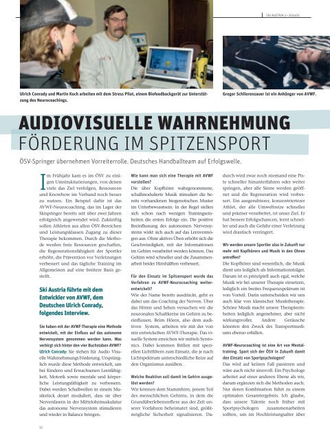 audioVisuelle Wahrnehmung Förderung im ... - AVWF-Methode