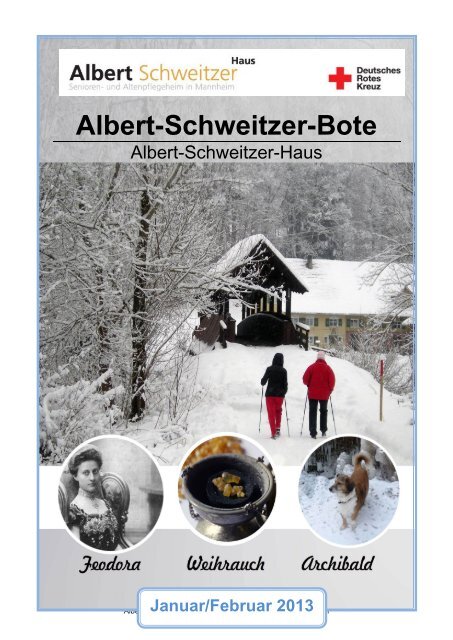 Ausgabe 01-2013 (PDF) - Albert-Schweitzer-Haus