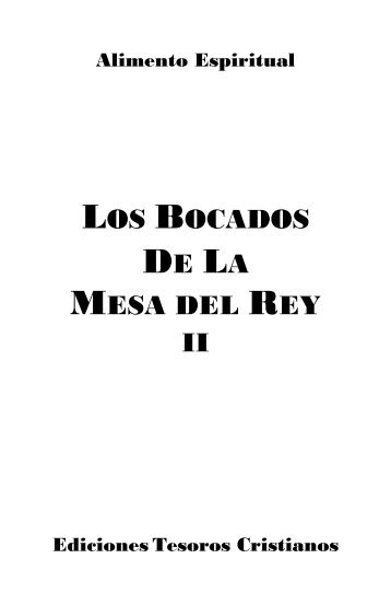 LOS BOCADOS DE LA MESA REY