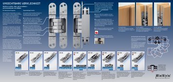 Unsichtbare Wirklichkeit - Bartels Systembeschläge GmbH