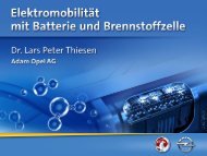 Nachteile reiner batteriebetriebener Elektrofahrzeuge - TU Berlin