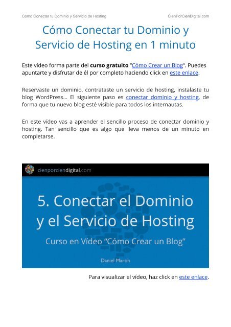 Cómo Conectar tu Dominio y Servicio de Hosting en 1 minuto