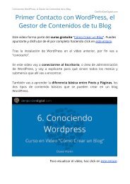 Tutorial WordPress - Curso Gratis en Video 