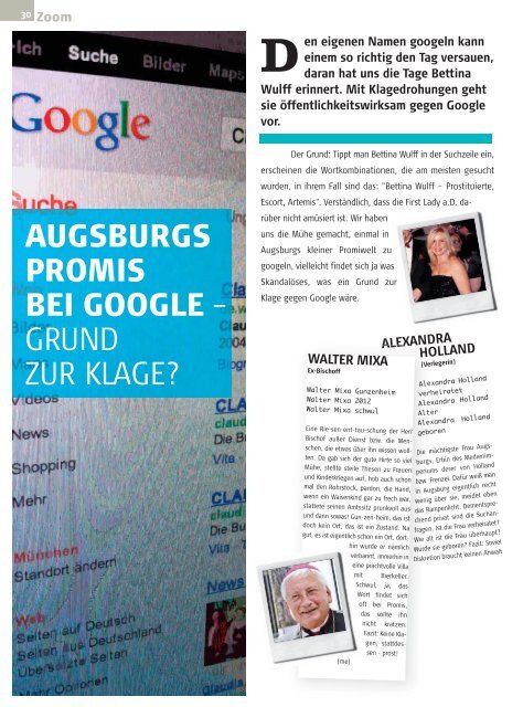 Stadtmagazin Neue Szene Augsburg 2012-10