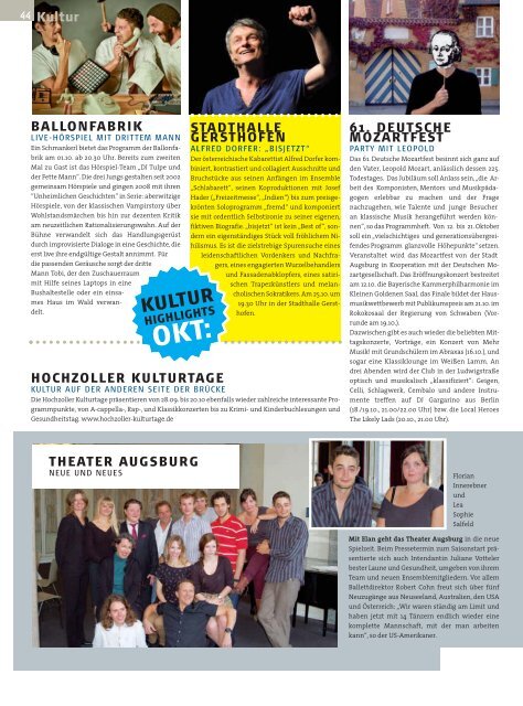 Stadtmagazin Neue Szene Augsburg 2012-10