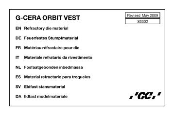 G-CERA ORBIT VEST - GC Europe