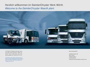 Overview of the Daimlerchrysler Woerth plant