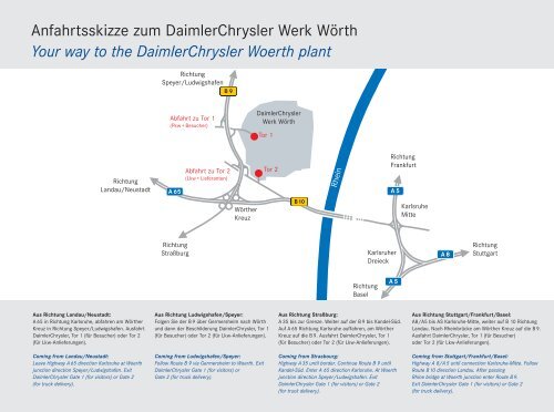 Overview of the Daimlerchrysler Woerth plant