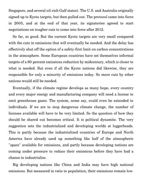 With Speed and Violence Fred Pearce - Global Commons Institute