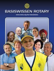 BASiSWiSSEn RoTARy - Rotary Distrikt 1800