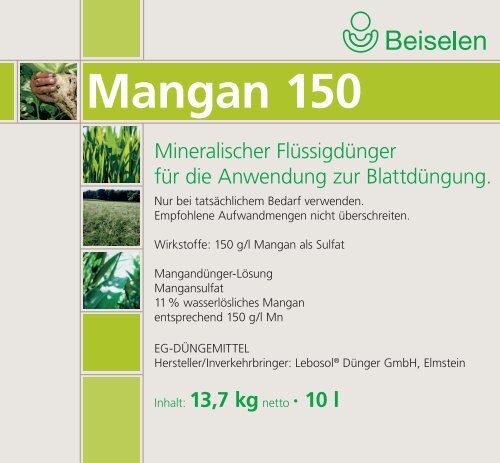 Mangan 150 - Beiselen