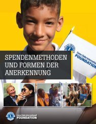 Beitrags- und Spendenanerkennung - LCIF