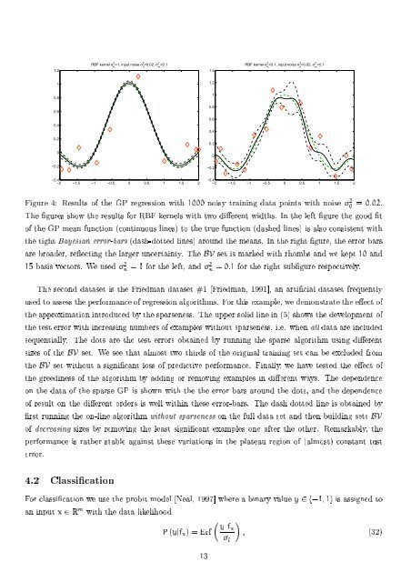 Sparse Online Gaussian Processes Lehel Csat Ro Manfred Opper e ...