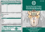 Geschenkekatalog - St.-Sebastianus-Schützenbruderschaft ...