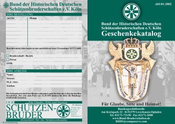 Geschenkekatalog - St.-Sebastianus-Schützenbruderschaft ...