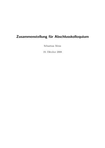 Zusammenfassung AC I - Chemie