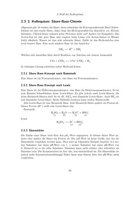 Zusammenfassung AC I - Chemie