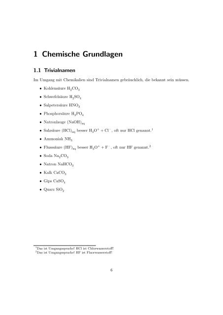 Zusammenfassung AC I - Chemie