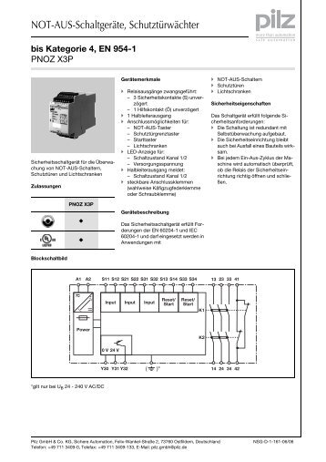 NOT-AUS-Schaltgeräte, Schutztürwächter - CAD.de