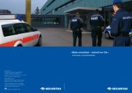 Interventions- und Zentralendienste - Securitas