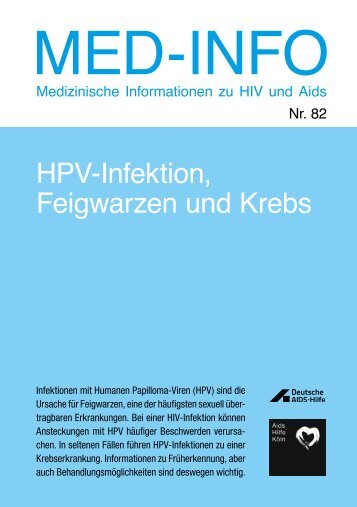 HPV-Infektion, Feigwarzen und Krebs - Deutsche AIDS-Hilfe e.V.