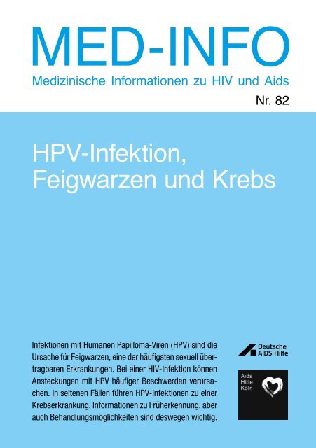 HPV-Infektion, Feigwarzen und Krebs - Deutsche AIDS-Hilfe e.V.