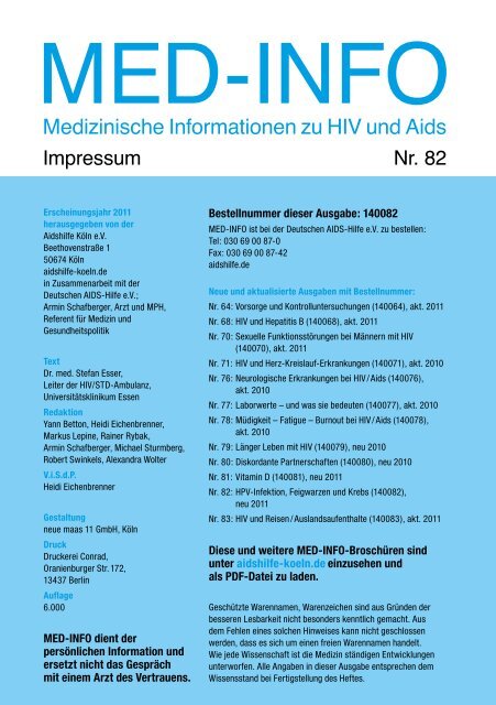 HPV-Infektion, Feigwarzen und Krebs - Deutsche AIDS-Hilfe e.V.