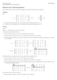 Beispiel zum Gauss-Algorithmus