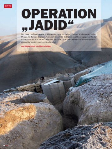 Die Operation Jadid - Bundeswehr