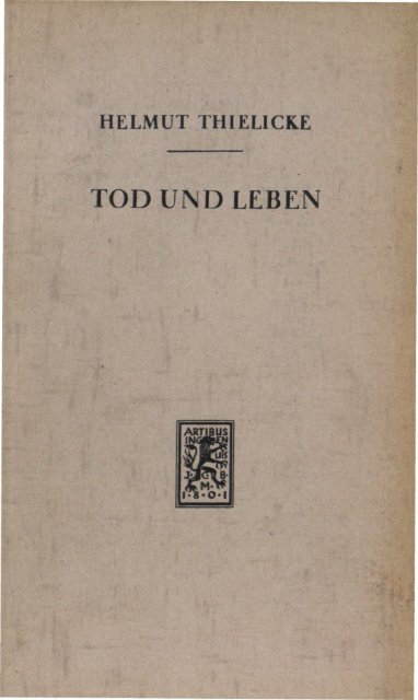 TOD UND LEBEN