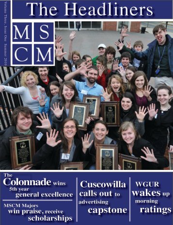 MSCM Newsletter Summer 2010 - Georgia College & State University