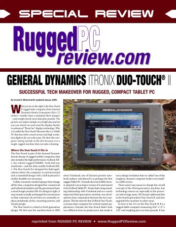 Rugged PC Review - Itronix