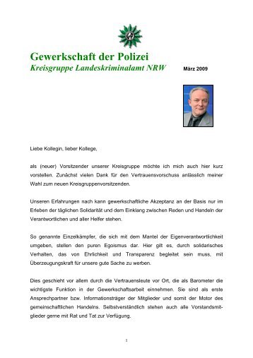 Gewerkschaft der Polizei Kreisgruppe Landeskriminalamt NRW - GdP