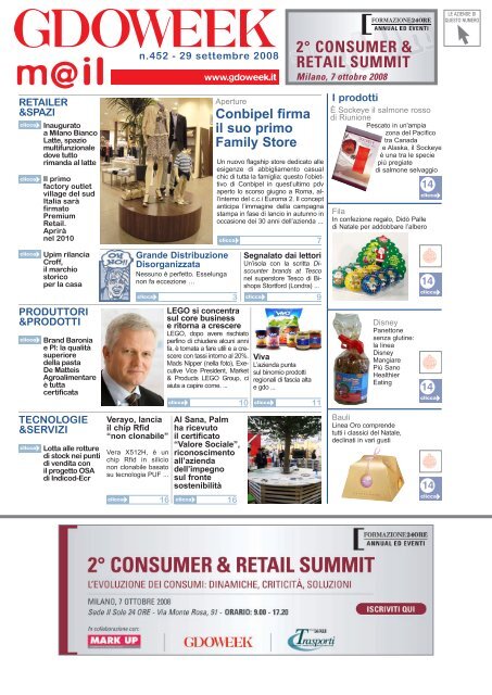 2° CONSUMER & RETAIL SUMMIT - Gdoweek