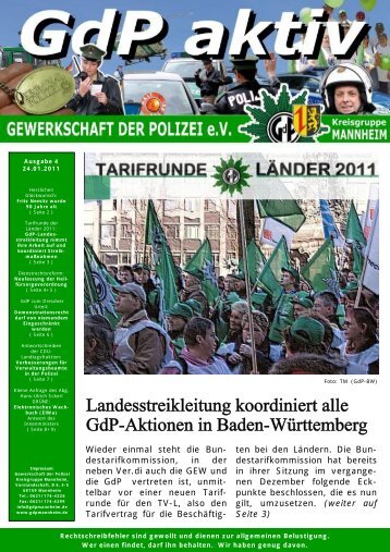 GdP aktiv 2011-01-24 - GdP Mannheim