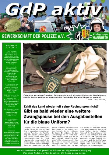 GdP aktiv 2011-03-21 - GdP Mannheim