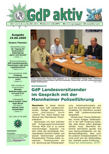 GdP aktiv_2009-06-19 - GdP Mannheim