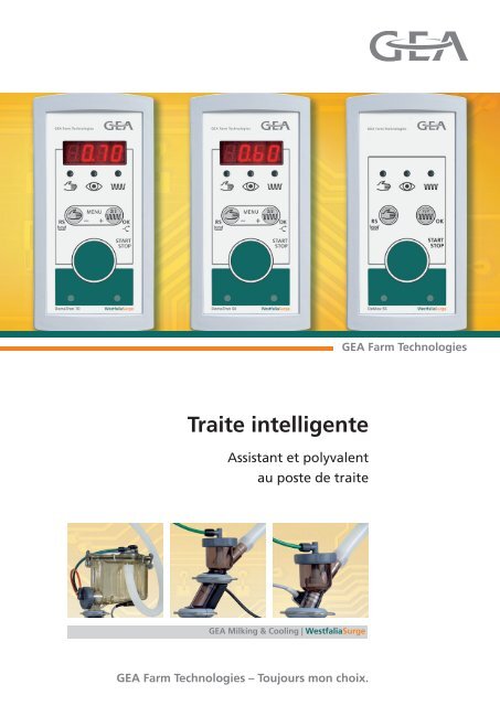 Appareils de commande de traite - GEA Farm Technologies