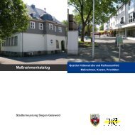 Maßnahmenkatalog Siegen Geisweid - BKR Essen