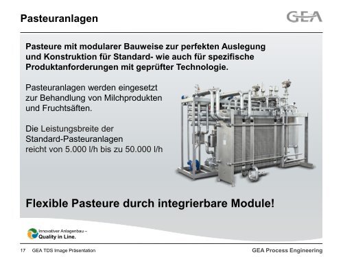 Innovativer Anlagenbau - Gea-tds.com